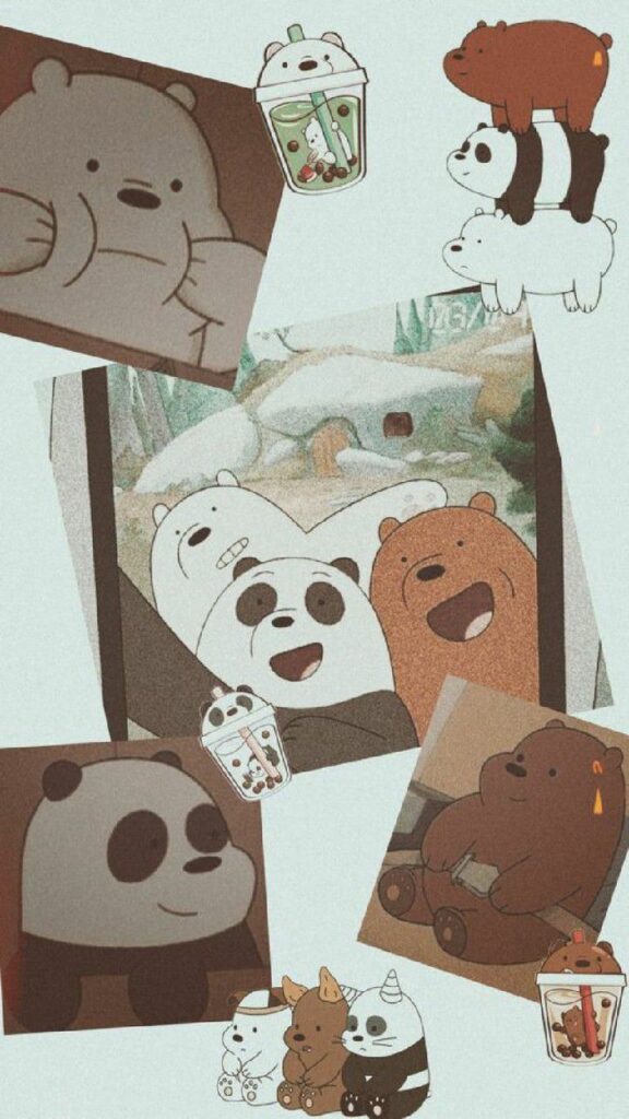 Hình nền 3 chú gấu cute
