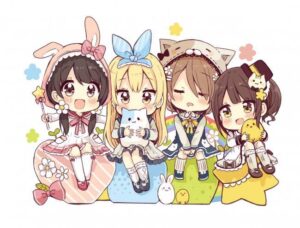 Hình ảnh anime chibi siêu xinh